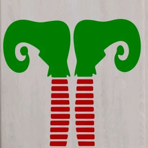 Elf Christmas Wall Sticker Decal - Picture 6 of 6